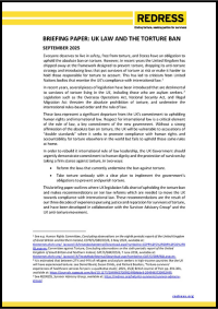 Briefing Paper: UK Law and the Torture Ban