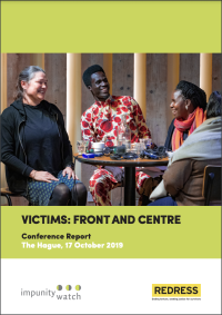 Victims: Front and Centre – Conference report