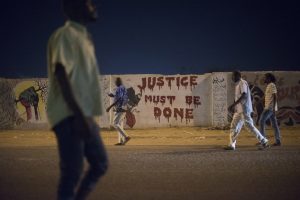 Citizens in Sudan during citizen's protests