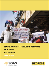 Policy Briefing: Legal and Institutional Reforms in Sudan