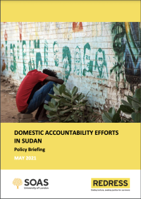 Policy Briefing: Domestic Accountability Efforts in Sudan