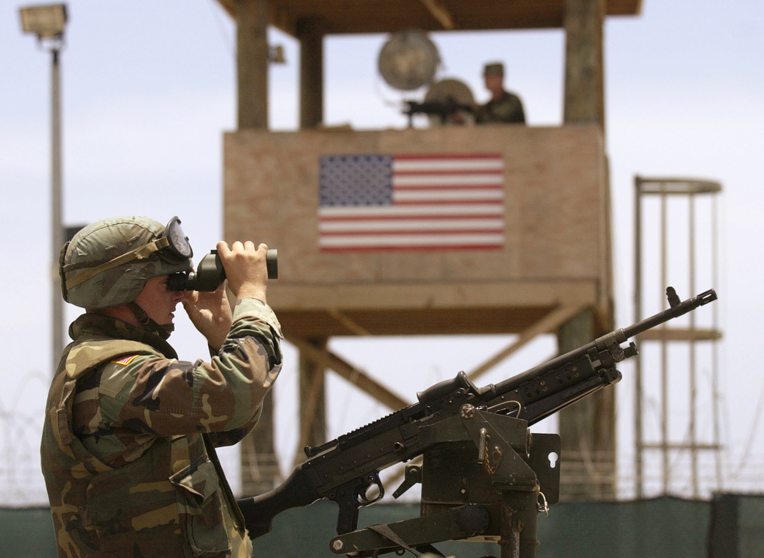US soldier at Guantanamo Bay