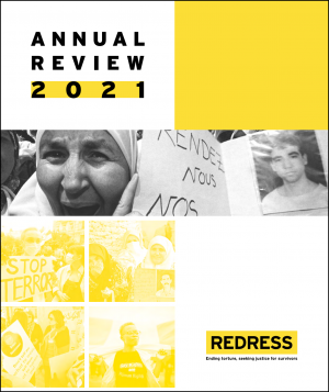 Cover of the REDRESS Annual Review 2021