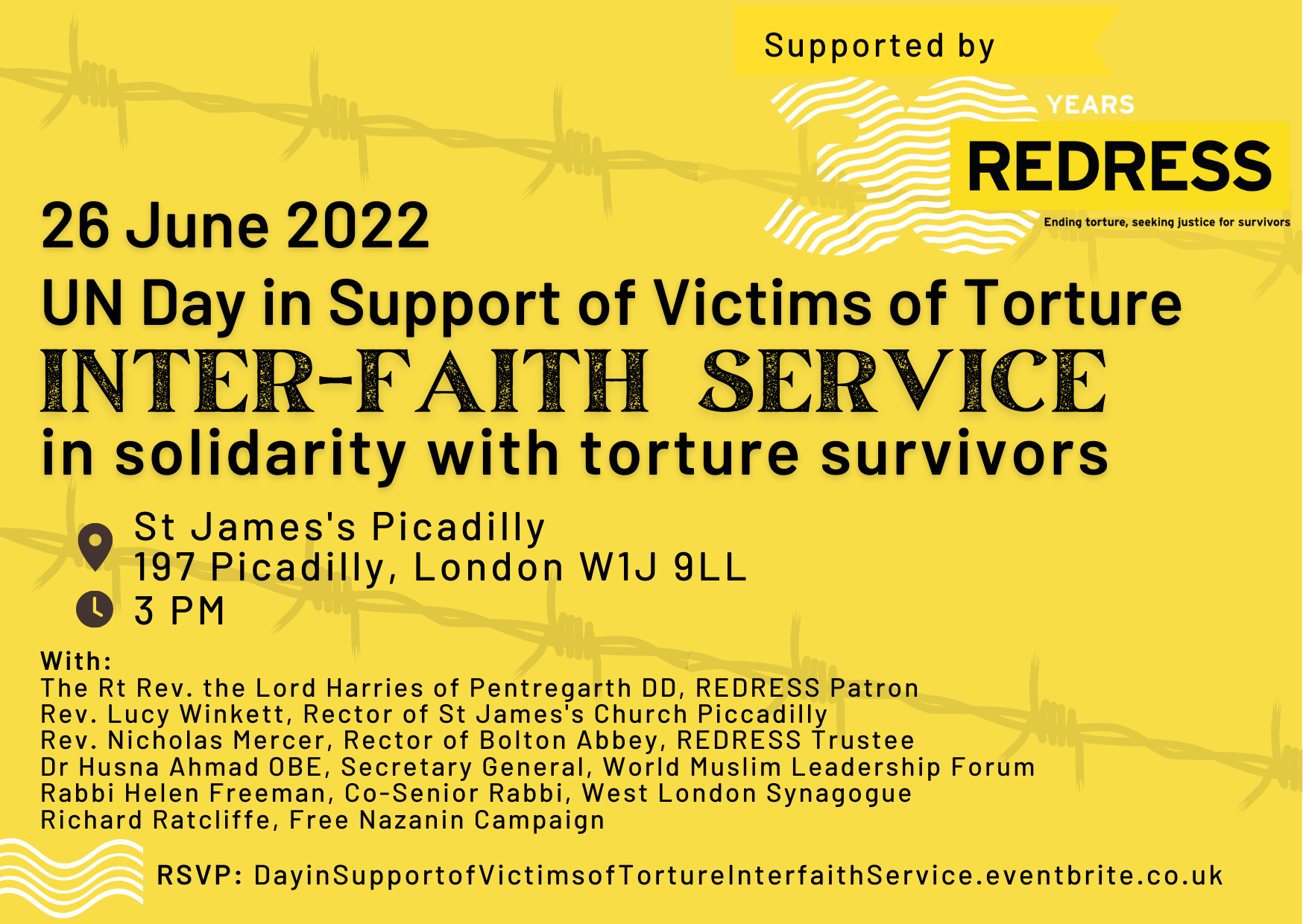 Solidarity in Support of Torture Survivors on 26 June
