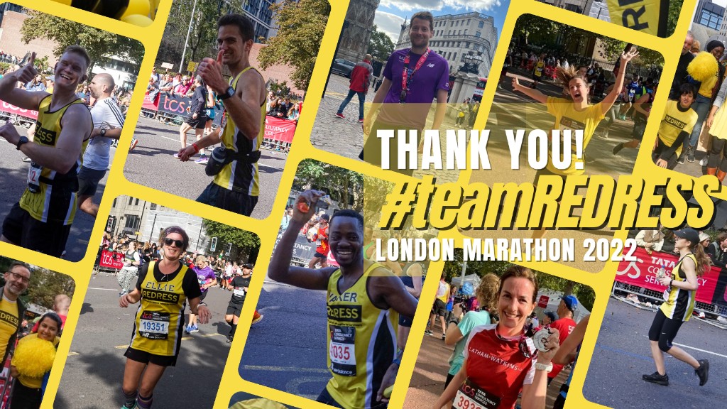 Congratulate London Marathon #teamREDRESS