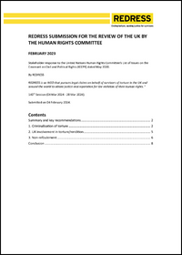 Submission to the UN Human Rights Committee Review on the UK’s compliance with the ICCPR