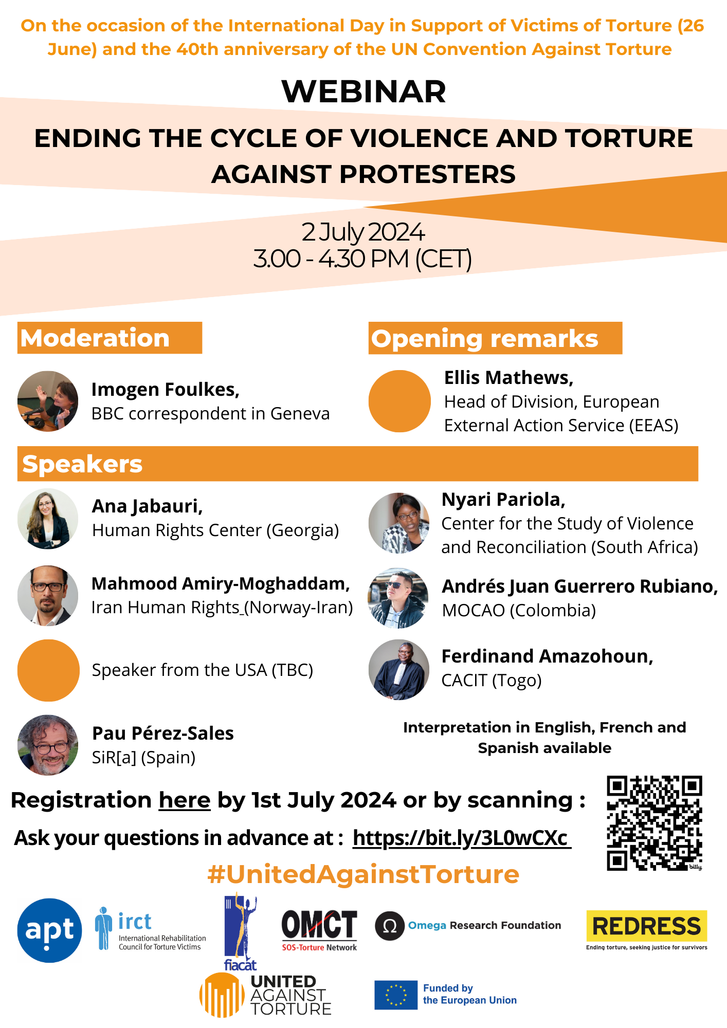 Webinar: Ending the Cycle of Violence and Torture Against Protesters