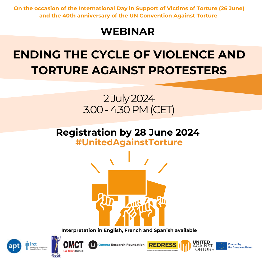Webinar: Ending the Cycle of Violence and Torture Against Protesters