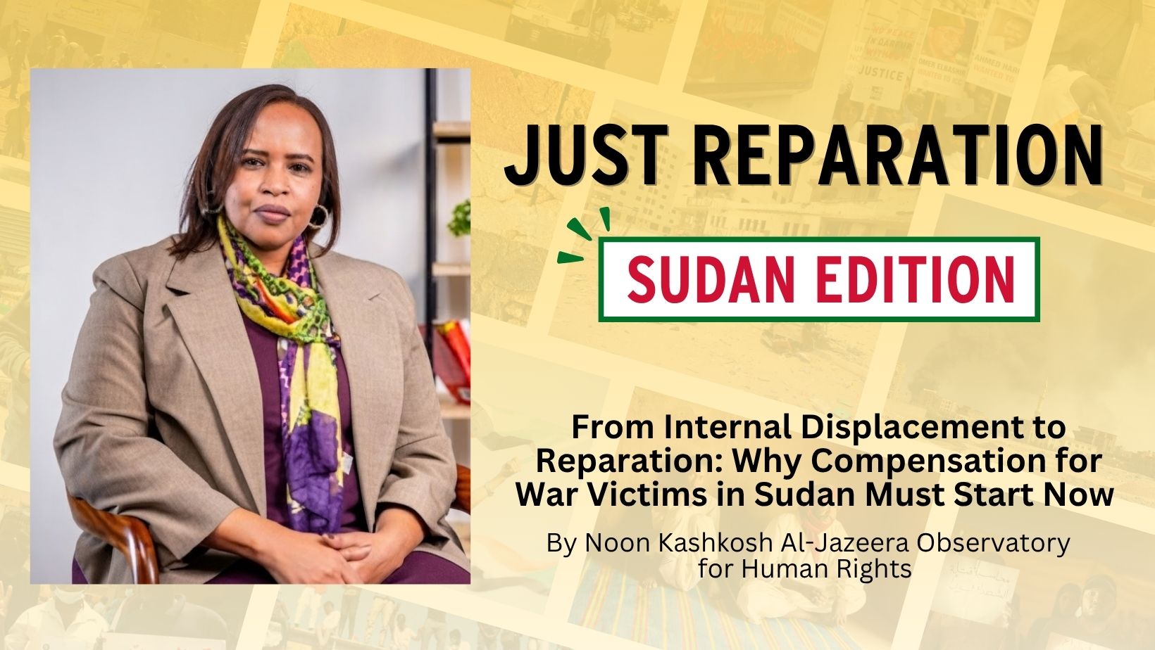 From Internal Displacement to Reparation: Why Compensation for War Victims in Sudan Must Start Now