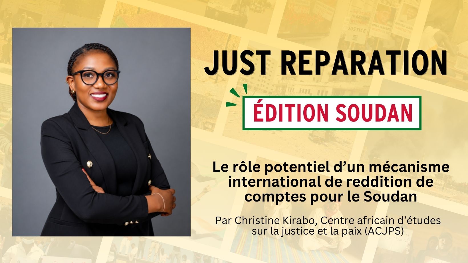 Le rôle potentiel d’un mécanisme international de reddition de comptes pour le Soudan
