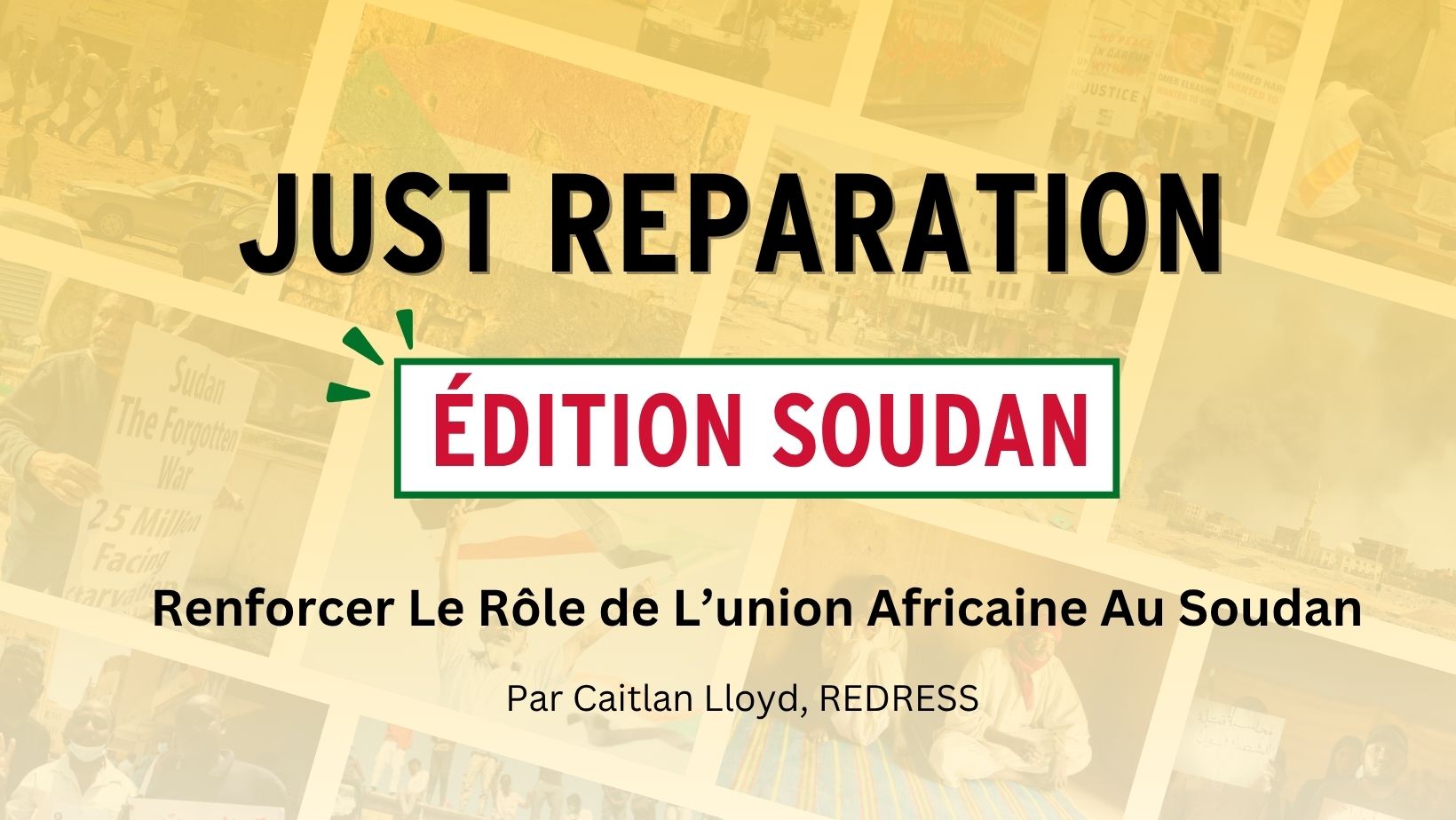 Renforcer Le Rôle de L’union Africaine Au Soudan