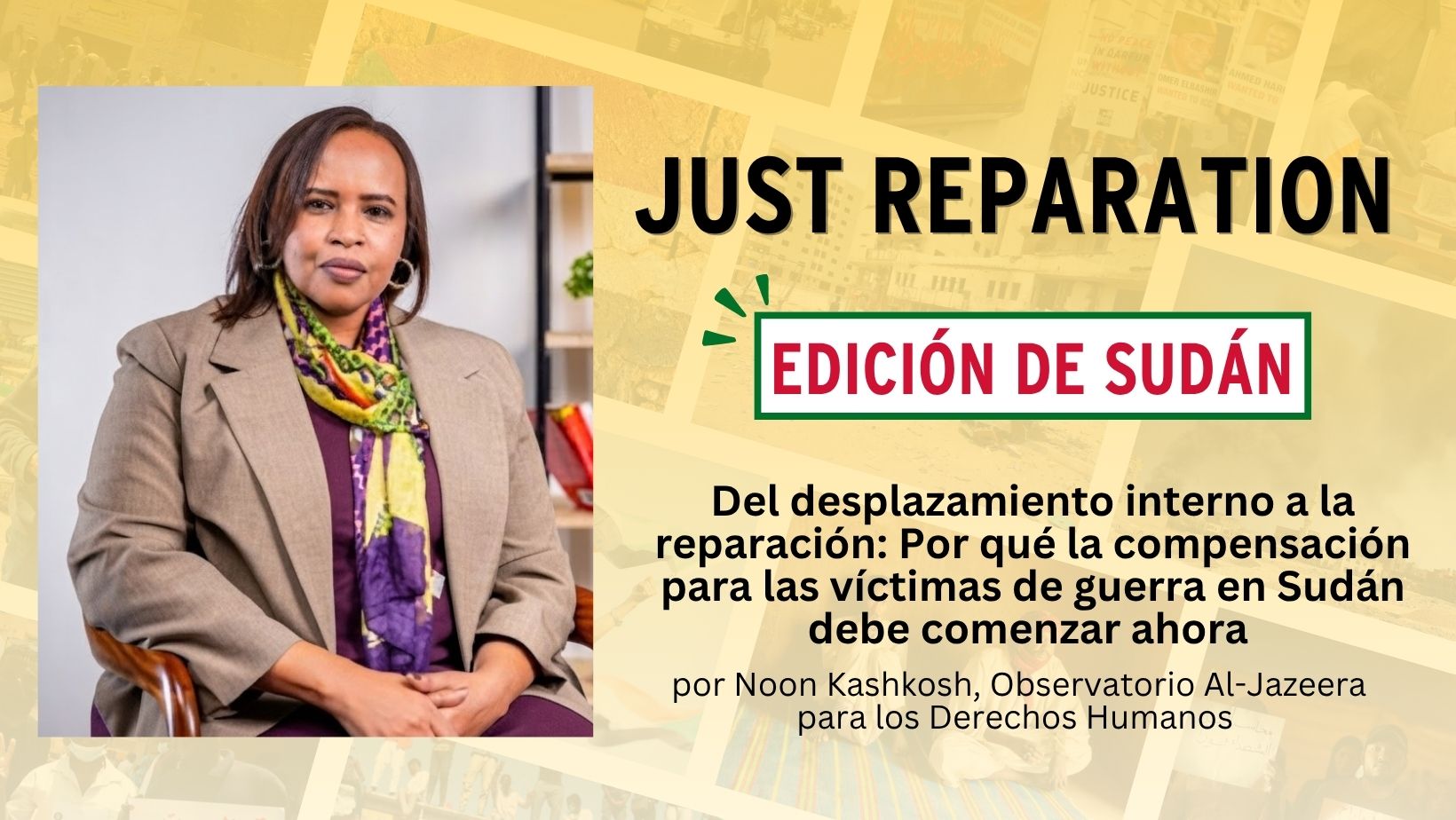 Del desplazamiento interno a la reparación: Por qué la compensación para las víctimas de guerra en Sudán debe comenzar ahora