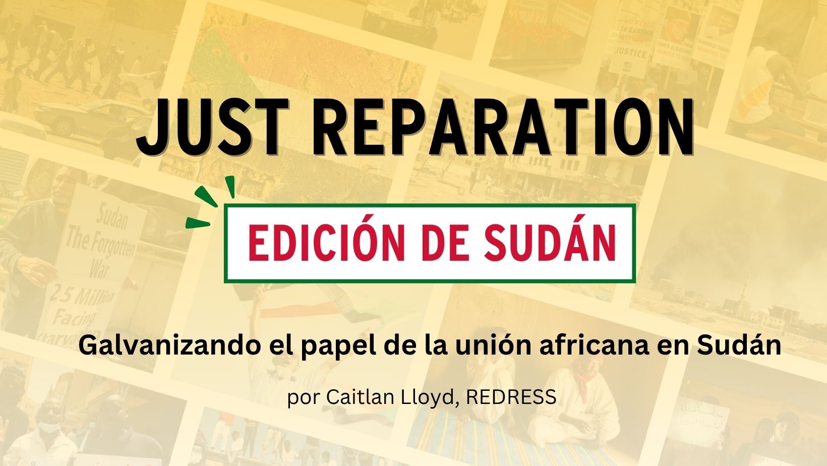 Galvanizando el papel de la unión africana en Sudán